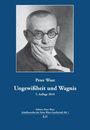 Peter Wust: Ungewißheit und Wagnis, Buch