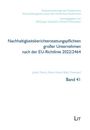 Nachhaltigkeitsberichterstattungspflichten großer Unternehmen nach der EU-Richtlinie 2022/2464, Buch