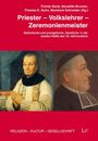 Cover mit Buchinformationen und einem roten Hintergrund. Links ein Priester-Porträt, rechts ein Profil eines Geistlichen.