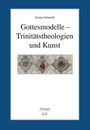 Emma Schmidt: Gottesmodelle – Trinitätstheologien und Kunst. Cover mit Ornament-Illustrationen, blauer Rand.