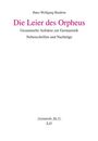 Hans-Wolfgang Bindrim: Die Leier des Orpheus, Buch