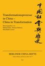Transformationsprozesse in China - China in Transformation, Buch