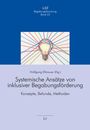 icbf Begabungsforschung Band 23. Wolfgang Ellmauer (Hg.). Systemische Ansätze von inklusiver Begabungsförderung. Konzeption: Glühbirne mit bunten Linien.