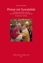 "Primat mit Synodalität" von Grigorios Larentzakis. Zwei Geistliche in festlichen Gewändern in einer prunkvollen Kirche.