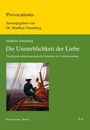"Provocationes" steht oben, "Die Unsterblichkeit der Liebe" darunter. Kleines Gemälde mit zwei Personen im unteren Bereich.