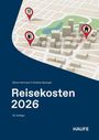 "Reisekosten 2026" von Rainer Hartmann und Andreas Sprenger, 30. Auflage. Stadtplan-Illustration mit Symbolen.