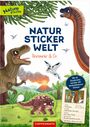 : Natur-Stickerwelt - Dinosaurier und Co., Buch