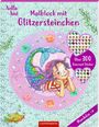 : Malblock mit Glitzersteinchen: Mandalas, Buch