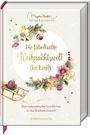 „Die fabelhafte Weihnachtswelt der Emily“. Dekorative winterliche Illustrationen mit Schlitten, Blumen und Sternen.