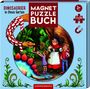 Dominik Hochwald: Magnet-Puzzlebuch: Dinosaurier in Omas Garten, Div.