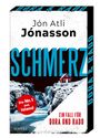 Jón Atli Jónasson: Schmerz, Buch