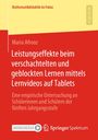 Maria Afrooz: Leistungseffekte beim verschachtelten und geblockten Lernen mittels Lernvideos auf Tablets, Buch