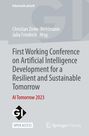: First Working Conference on Artificial Intelligence Development for a Resilient and Sustainable Tomorrow, Buch
