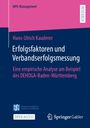 Hans-Ulrich Kauderer: Erfolgsfaktoren und Verbandserfolgsmessung, Buch