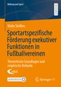 Malte Stoffers: Sportartspezifische Förderung exekutiver Funktionen in Fußballvereinen, Buch