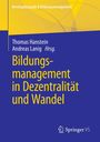 : Bildungsmanagement in Dezentralität und Wandel, Buch