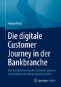 Titel: "Die digitale Customer Journey in der Bankbranche" von Florian Perst. Hintergrund in Blautönen. Logo "Springer Gabler" unten.