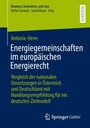 Antonia Herre: Energiegemeinschaften im europäischen Energierecht, Buch
