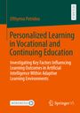 Titel: Personalized Learning in Vocational and Continuing Education. Orange Hintergrund, Logos unten.
