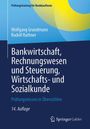 Buchcover mit Text: "Prüfungstraining für Bankkaufleute", Autoren, Titel und Ausgabe. Blau-gelbes Design, Springer Gabler Logo.