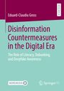 Titel: "Disinformation Countermeasures in the Digital Era". Autor: Eduard-Claudiu Gross. Firmenlogos: MOREMEDIA, Springer VS.