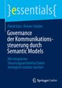 "essentials" in bunten Buchstaben, Titel über Governance der Kommunikationssteuerung, Autoren Patrik Götz und Reimer Stobbe.