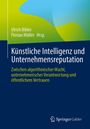 Buchtitel: "Künstliche Intelligenz und Unternehmensreputation". Autoren: Ulrich Bihler, Florian Müller. Farbiges Design.