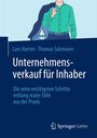 Unternehmensverkauf für Inhaber. Die wichtigsten Schritte aus der Praxis. Illustration: Person im Hemd, Jacke über Schulter.