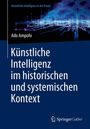 Titel: "Künstliche Intelligenz im historischen und systemischen Kontext" von Ado Ampofo. Im Hintergrund digitale Grafik.