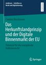 Cover eines Buches mit Titel: "Das Herkunftslandprinzip und der Digitale Binnenmarkt der EU" von Carolina Brechmann.