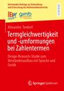 Titel: Termgleichwertigkeit bei Zahlentermen. Logo oben links, Springer Spektrum Logo unten. Roter Hintergrund.