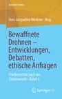 "Befallene Drohnen – Entwicklungen, Debatten, ethische Anfragen" von Ines-Jacqueline Werkner. Blau-brauner Hintergrund.