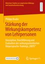 Oben steht: "Münchner Studien zur empirischen Bildungs- und Sozialisationsforschung". Titel: "Stärkung der Wirkungskompetenz von Lehrpersonen". Unten: Logos MOREMEDIA und Springer VS.