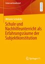 Melanie Schubsky: Schule und Nachhilfeunterricht als Erfahrungsräume der Subjektkonstitution, Buch