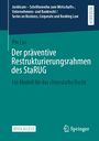 "Der präventive Restrukturierungsrahmen des StaRUG" von Pin Liu. Grüner Hintergrund mit Springer-Logo.