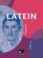 Der Text "LATEIN", "LEKTÜRE", "VOL. II" in großen Buchstaben. Illustration eines antiken Porträts in Blau. Logo unten.