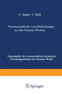 Rudolf Bingel: Wissenschaftliche Veröffentlichungen aus den Siemens-Werken, Buch
