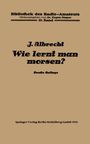 Julius Albrecht: Wie lernt man morsen?, Buch
