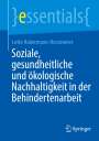Lotte Habermann-Horstmeier: Soziale, gesundheitliche und ökologische Nachhaltigkeit in der Behindertenarbeit, Buch