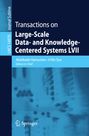 : Transactions on Large-Scale Data- and Knowledge-Centered Systems LVII, Buch