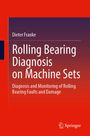Text: Dieter Franke, Rolling Bearing Diagnosis on Machine Sets, Diagnosis and Monitoring of Rolling Bearing Faults and Damage.   
Layout: Roter Hintergrund mit Springer-Logo unten rechts.