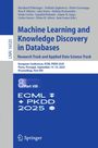 : Machine Learning and Knowledge Discovery in Databases. Research Track and Applied Data Science Track, Buch