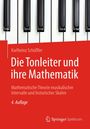 Text: "Die Tonleiter und ihre Mathematik" von Karlheinz Schüffler, rote Abdeckung mit Klaviertasten oben.