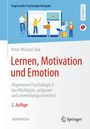 "Lernen, Motivation und Emotion" von Peter Michael Bak, 2. Auflage. Illustration: Menschen lesen und interagieren.