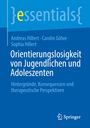 Titel: "Orientierungslosigkeit von Jugendlichen." Autoren: Andreas Hillert, Carolin Göhre, Sophia Hillert. Logo: Springer.