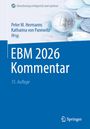 "EBM 2026 Kommentar, 15. Auflage, Peter M. Hermanns, Katharina von Pannwitz Hrsg." Logo oben links. Münzen im Hintergrund.
