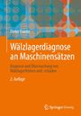 Titel: "Wälzlagerdiagnose an Maschinensätzen", Autor: Dieter Franke. Hintergrund: geometrisches Muster in Blau und Orange.