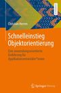 Titel: "Schnelleinstieg Objektorientierung". Farbige geometrische Muster auf orangefarbenem Hintergrund.