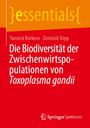 "essentials" oben auf orange. Autoren: Yannick Borkens, Dominik Tripp. Titel: Biodiversität der Zwischenwirtspopulationen von Toxoplasma gondii. Unten Springer-Logo in weiß auf rot.