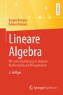 "Lineare Algebra", 2. Auflage, von Gregor Kemper & Fabian Reimers. Orangeroter Hintergrund, Logo unten.